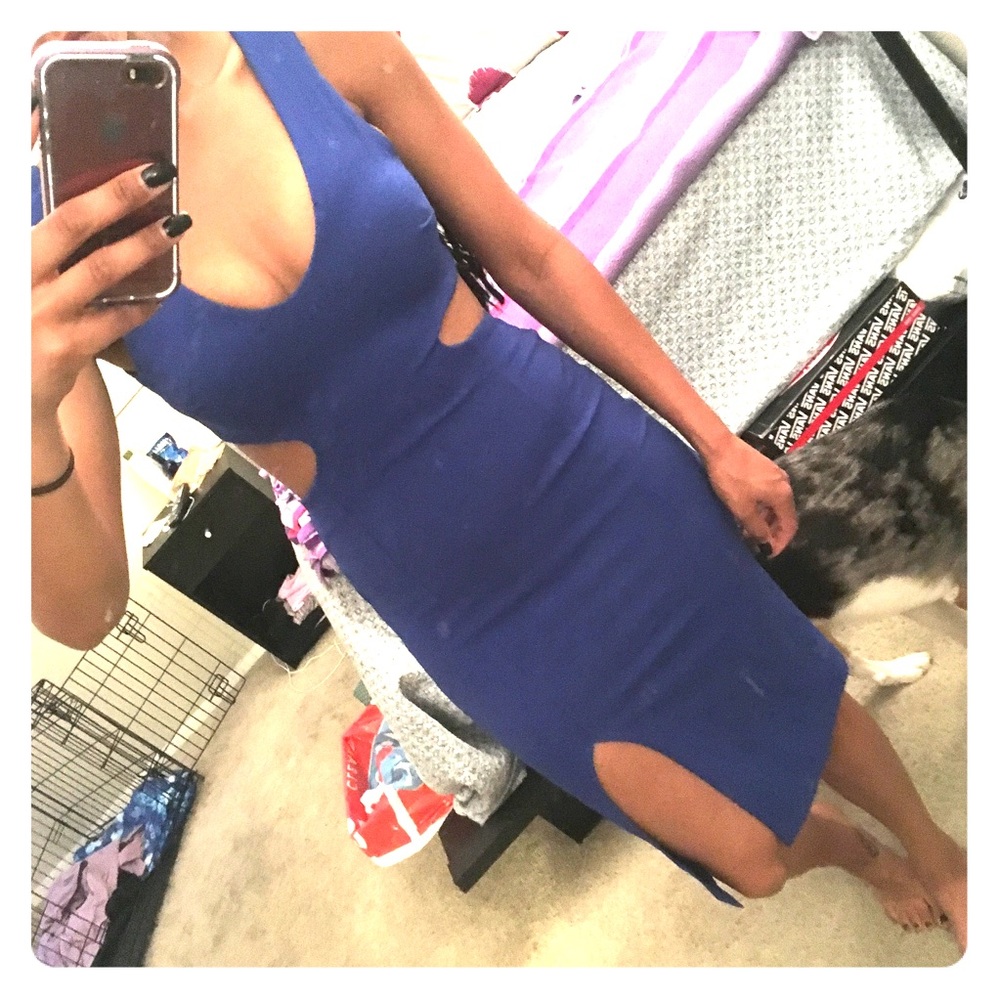 Blue Midi Dress
